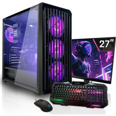 Systemtreff Gaming PC G255342 (512 GB, 16 GB, Intel Core i7-13700F, Radeon RX 9060), PC, Schwarz Systemtreff Gaming PC G255342 (512 GB, 16 GB, Intel Core i7-13700F, Radeon RX 9060), PC, Schwarz
