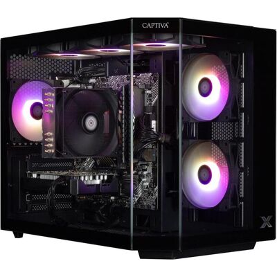 Captiva Entry Gaming R10-1864 (1000 GB, 16 GB, AMD Ryzen 7 5700X, Arc B580), PC, Schwarz Captiva Entry Gaming R10-1864 (1000 GB, 16 GB, AMD Ryzen 7 5700X, Arc B580), PC, Schwarz