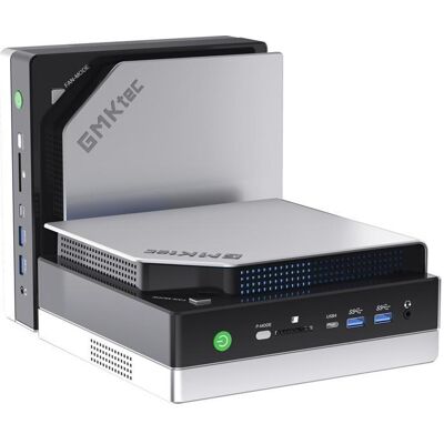 GMKtec EVO-X2 (1000 GB, 64 GB, AMD Ryzen AI Max+ 395), PC, Silber, Schwarz GMKtec EVO-X2 (1000 GB, 64 GB, AMD Ryzen AI Max+ 395), PC, Silber, Schwarz