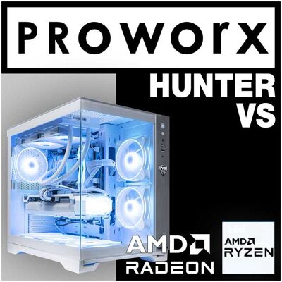 Omegacom PWX Gaming Hunter VS wt R7-7800X3D 32G 2T RX9070XT (32 GB), PC, Weiss Omegacom PWX Gaming Hunter VS wt R7-7800X3D 32G 2T RX9070XT (32 GB), PC, Weiss