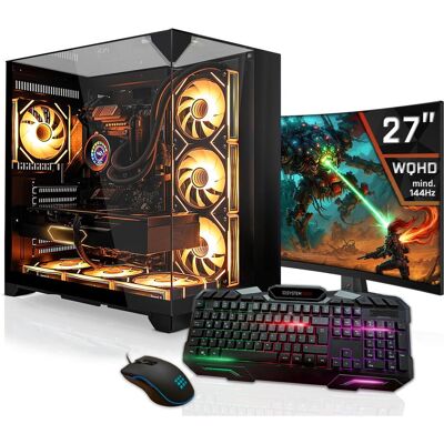 SYSTEMTREFF Gaming PC G255225 (2000 GB, 32 GB, AMD Ryzen 9 9950X), PC, Schwarz SYSTEMTREFF Gaming PC G255225 (2000 GB, 32 GB, AMD Ryzen 9 9950X), PC, Schwarz