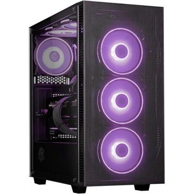 One Gaming Gaming PC Next Level II (480 GB, 16 GB, AMD Ryzen 5 5600X, Radeon RX 9060 XT), PC, Schwarz One Gaming Gaming PC Next Level II (480 GB, 16 GB, AMD Ryzen 5 5600X, Radeon RX 9060 XT), PC, Schwarz
