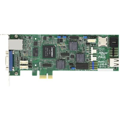 ASRock Rack PAUL Fernwartungskarte Low-Profile ASPEED AST2500, Kontrollerkarte ASRock Rack PAUL Fernwartungskarte Low-Profile ASPEED AST2500, Kontrollerkarte