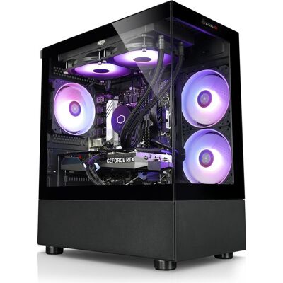 Kiebel InvaderXS 12 (1000 GB, 32 GB, Intel Core i9-12900KF, GeForce RTX 5070 Ti), PC, Schwarz Kiebel InvaderXS 12 (1000 GB, 32 GB, Intel Core i9-12900KF, GeForce RTX 5070 Ti), PC, Schwarz
