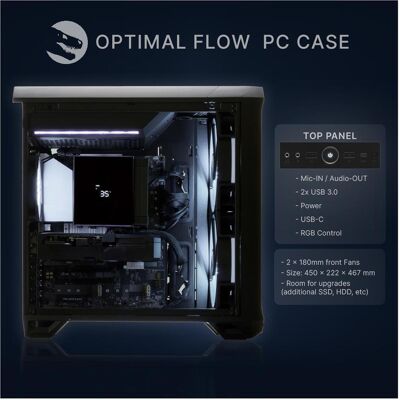 SEDATECH UCC1735I1I1HF - Ryzen 7 7700X - 32 GB RAM - Desktop PC SEDATECH UCC1735I1I1HF - Ryzen 7 7700X - 32 GB RAM - Desktop PC