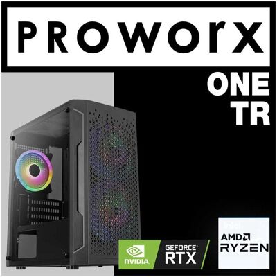Omegacom PWX Gaming One TR bk R5-5500X 16G 1T RTX5050 (1000 GB, 16 GB), PC, Schwarz Omegacom PWX Gaming One TR bk R5-5500X 16G 1T RTX5050 (1000 GB, 16 GB), PC, Schwarz