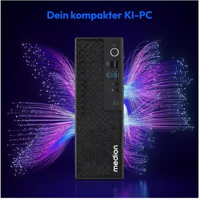 Medion Picoworx T80 III (MD340024), Prozessorfamilie: Intel Core (1000 GB, 16 GB, Intel Core Ultra 7 256V), PC, Schwarz Medion Picoworx T80 III (MD340024), Prozessorfamilie: Intel Core (1000 GB, 16 GB, Intel Core Ultra 7 256V), PC, Schwarz