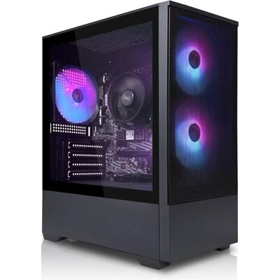 Systemtreff Office PC G254241 (512 GB, 16 GB, Intel Core i3-14100F, GeForce GT 710), PC, Schwarz Systemtreff Office PC G254241 (512 GB, 16 GB, Intel Core i3-14100F, GeForce GT 710), PC, Schwarz