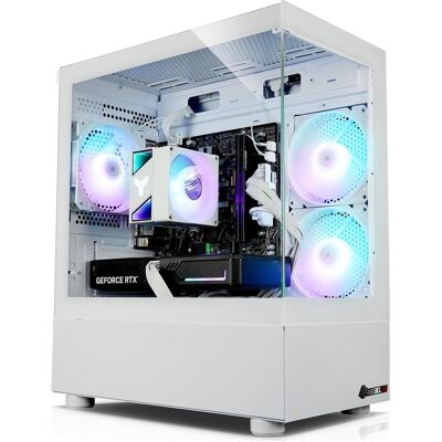 Kiebel InvaderXS V (1000 GB, 32 GB, AMD Ryzen 5 8400F, GeForce RTX 5060), PC, Weiss Kiebel InvaderXS V (1000 GB, 32 GB, AMD Ryzen 5 8400F, GeForce RTX 5060), PC, Weiss