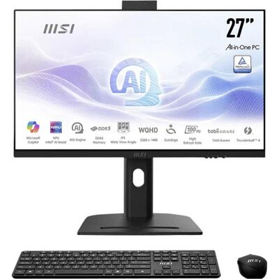 MSI Modern AM273QP AI 1UMG-409AT 27" LED QHD 16GB/512GB SSD W8P (512 GB, 16 GB, Intel Arc Graphics), PC, Schwarz MSI Modern AM273QP AI 1UMG-409AT 27" LED QHD 16GB/512GB SSD W8P (512 GB, 16 GB, Intel Arc Graphics), PC, Schwarz