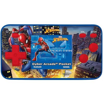 Lexibook Spider-Man - Handheld console Cyber Arcade Pocket 1.8" (JL1895SP), Retro Gaming, Schwarz, Blau, Rot Lexibook Spider-Man - Handheld console Cyber Arcade Pocket 1.8" (JL1895SP), Retro Gaming, Schwarz, Blau, Rot