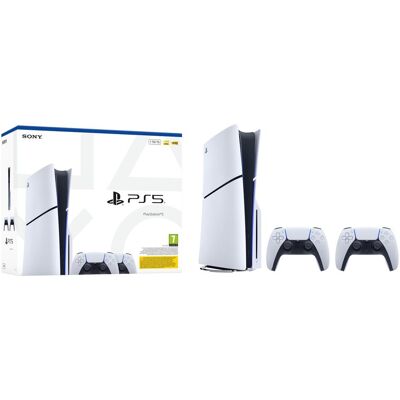 Sony PlayStation 5 BluRay + 2 Controller, Spielkonsole, Weiss, Schwarz Sony PlayStation 5 BluRay + 2 Controller, Spielkonsole, Weiss, Schwarz