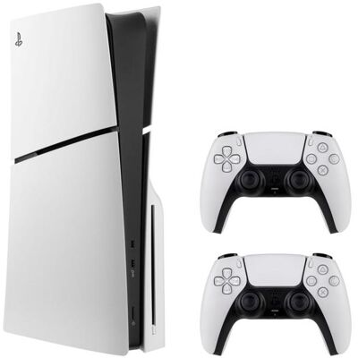 Sony PlayStation 5 Slim Disc Edition Bundle, Spielkonsole, Weiss, Schwarz Sony PlayStation 5 Slim Disc Edition Bundle, Spielkonsole, Weiss, Schwarz