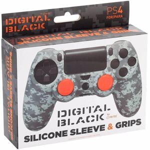 Blade Schutzhülle PS4 Silicone Skin + Grips Camo Pixel schwarz (PS4), Gaming Controller Zubehör, Grün, Braun Blade Schutzhülle PS4 Silicone Skin + Grips Camo Pixel schwarz (PS4), Gaming Controller Zubehör, Grün, Braun