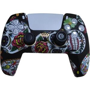 König Design 2 x Schutzhülle für Playstation 5 DualSense Controller Skin Silikon Schutz Motiv, Gaming Controller Zubehör, Mehrfarbig König Design 2 x Schutzhülle für Playstation 5 DualSense Controller Skin Silikon Schutz Motiv, Gaming Controller Zubehör, Mehrfarbig