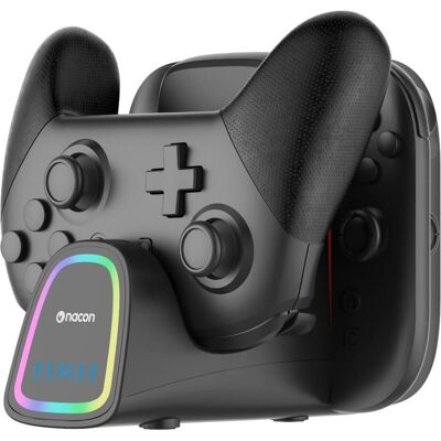 Bigben Ricarica 2 Joycon e 1 Controller PRO Switch 2 Big Ben (Switch 2), Gaming Controller Zubehör, Rot, Schwarz Bigben Ricarica 2 Joycon e 1 Controller PRO Switch 2 Big Ben (Switch 2), Gaming Controller Zubehör, Rot, Schwarz