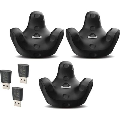HTC 3er-Pack Vive Tracker (3.0), Zubehör VR + AR, Schwarz HTC 3er-Pack Vive Tracker (3.0), Zubehör VR + AR, Schwarz