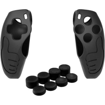 König Design Silikon Schutzhülle & Rocker Kappen Non slip Griff Cover Haut für PS5 Controller (PS5), Gaming Controller Zubehör, Schwarz König Design Silikon Schutzhülle & Rocker Kappen Non slip Griff Cover Haut für PS5 Controller (PS5), Gaming Controller Zubehör, Schwarz