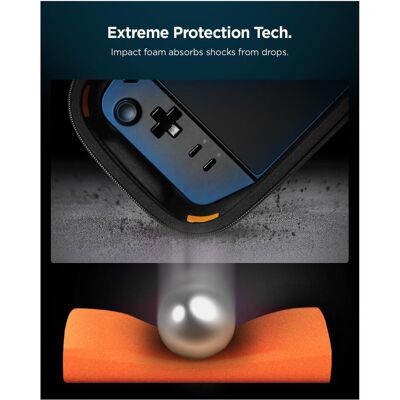 Spigen Rugged Armor Pro Pouch - black - Lenovo Legion Go - Accessories for game console, Weiteres Gaming Zubehör, Schwarz Spigen Rugged Armor Pro Pouch - black - Lenovo Legion Go - Accessories for game console, Weiteres Gaming Zubehör, Schwarz