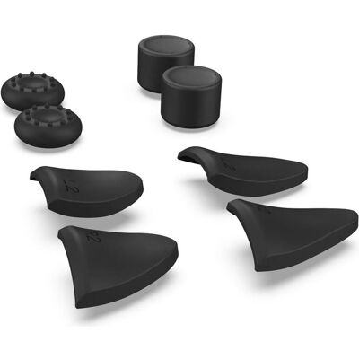 Avizar PS5 Dualsense Controller-Zubehör-Kit: Verlängerungen + Daumengriffe - Schwarz (PS5), Gaming Controller Zubehör, Schwarz Avizar PS5 Dualsense Controller-Zubehör-Kit: Verlängerungen + Daumengriffe - Schwarz (PS5), Gaming Controller Zubehör, Schwarz
