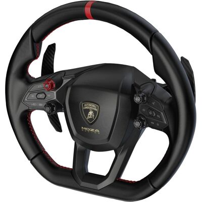 Moza Lamborghini REVUELTO Simracing Steering Wheel (PC), Gaming Controller, Schwarz Moza Lamborghini REVUELTO Simracing Steering Wheel (PC), Gaming Controller, Schwarz