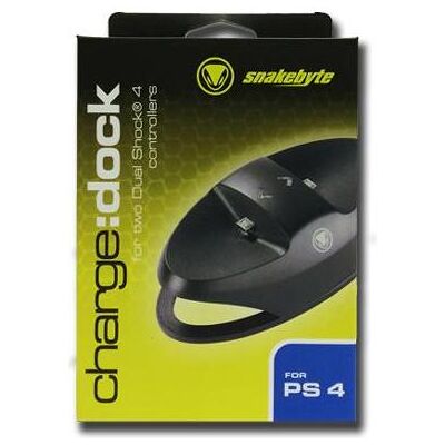 Snakebyte charge:dock (PS4), Gaming Controller Zubehör, Schwarz Snakebyte charge:dock (PS4), Gaming Controller Zubehör, Schwarz