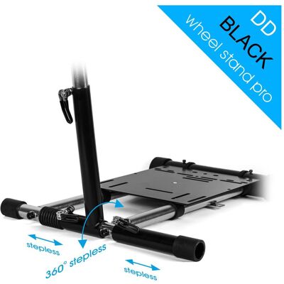 Wheel Stand Pro DD – Lenkradständer – Schwarze Ausführung, Zubehör Gaming Möbel, Schwarz Wheel Stand Pro DD – Lenkradständer – Schwarze Ausführung, Zubehör Gaming Möbel, Schwarz
