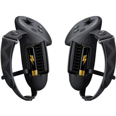 AMVR Controller-Griffe für Meta Quest 3, Zubehör VR + AR, Schwarz AMVR Controller-Griffe für Meta Quest 3, Zubehör VR + AR, Schwarz