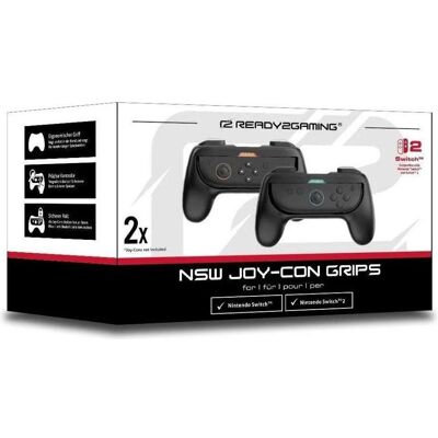 ready2gaming Nsw2 Grips (Switch 2), Gaming Controller Zubehör, Schwarz ready2gaming Nsw2 Grips (Switch 2), Gaming Controller Zubehör, Schwarz