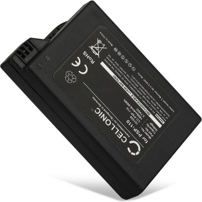 Cellonic Akku für Sony PSP 1, Weiteres Gaming Zubehör, Schwarz Cellonic Akku für Sony PSP 1, Weiteres Gaming Zubehör, Schwarz