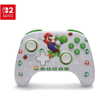 PowerA Advantage Wirel. Controller NSGP0569 NSW2, Super Mario + Yoshi (Switch, Switch 2, Switch Lite), Gaming Controller, Mehrfarbig, Weiss PowerA Advantage Wirel. Controller NSGP0569 NSW2, Super Mario + Yoshi (Switch, Switch 2, Switch Lite), Gaming Controller, Mehrfarbig, Weiss