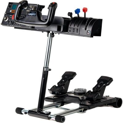 Wheel Stand Pro Honeycomb Yoke and Throt, Sim Rig, Schwarz Wheel Stand Pro Honeycomb Yoke and Throt, Sim Rig, Schwarz