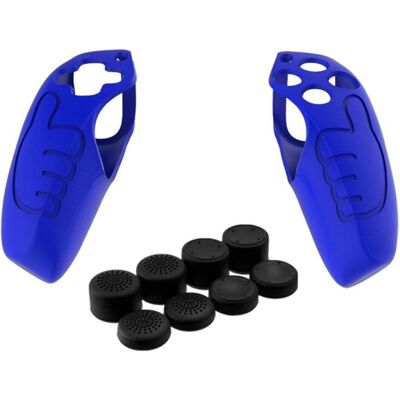 König Design Silikon Schutzhülle & Rocker Kappen Non slip Griff Cover Haut für PS5 Controller, Gaming Controller Zubehör, Blau König Design Silikon Schutzhülle & Rocker Kappen Non slip Griff Cover Haut für PS5 Controller, Gaming Controller Zubehör, Blau