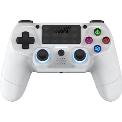DragonShock Controller Mizar Wireless weiss PS4 (PS4), Gaming Controller, Weiss DragonShock Controller Mizar Wireless weiss PS4 (PS4), Gaming Controller, Weiss