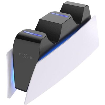Fixed Doppelladegerät für PS5-Controller (PS5), Gaming Controller Zubehör, Schwarz, Weiss Fixed Doppelladegerät für PS5-Controller (PS5), Gaming Controller Zubehör, Schwarz, Weiss