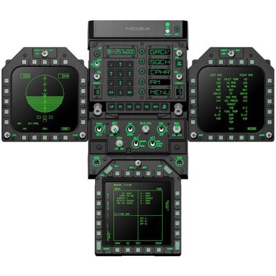 Moza FMP18 Panel Bundle (PC), Gaming Controller, Grau, Schwarz Moza FMP18 Panel Bundle (PC), Gaming Controller, Grau, Schwarz