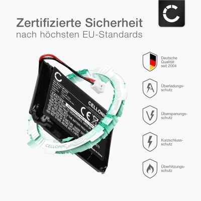 Cellonic Akku für Sony Dualshock 4 V1, CUH-ZCT2, CUH-ZCT1H, CUH-ZCT1, CUH-ZCT1E, Weiteres Gaming Zubehör Cellonic Akku für Sony Dualshock 4 V1, CUH-ZCT2, CUH-ZCT1H, CUH-ZCT1, CUH-ZCT1E, Weiteres Gaming Zubehör