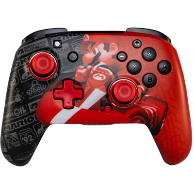 PDP Afterglow Wave Wireless Controller NS Grand Prix Mario (Switch, Switch Lite), Gaming Controller, Rot, Schwarz PDP Afterglow Wave Wireless Controller NS Grand Prix Mario (Switch, Switch Lite), Gaming Controller, Rot, Schwarz