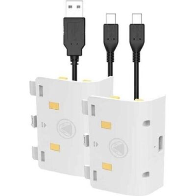Snakebyte Battery Kit SX (Xbox One S, Xbox One X, Xbox Series S, Xbox Series X), Gaming Controller Zubehör, Weiss Snakebyte Battery Kit SX (Xbox One S, Xbox One X, Xbox Series S, Xbox Series X), Gaming Controller Zubehör, Weiss