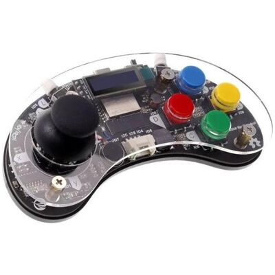 Elecrow CrowBot Joystick Controller, Bluetooth & WLAN, OLED, 6 Tasten, Vibrationsmotor, Robotik Kit, Transparent Elecrow CrowBot Joystick Controller, Bluetooth & WLAN, OLED, 6 Tasten, Vibrationsmotor, Robotik Kit, Transparent