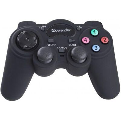 Defender Pad Game Racer Turbo RS3 (64251) (PC, PS2, PS3), Gaming Controller, Schwarz Defender Pad Game Racer Turbo RS3 (64251) (PC, PS2, PS3), Gaming Controller, Schwarz