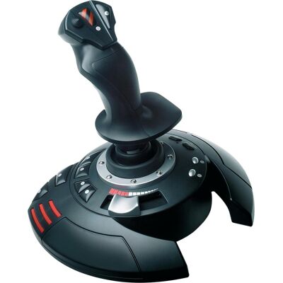 Thrustmaster Joystick Flight Stick X PC PS3 (PC, PS3), Gaming Controller, Silber, Schwarz, Rot, Mehrfarbig Thrustmaster Joystick Flight Stick X PC PS3 (PC, PS3), Gaming Controller, Silber, Schwarz, Rot, Mehrfarbig