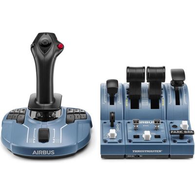 Thrustmaster TCA Captain Pack Airbus Edition (PC), Gaming Controller, Blau, Schwarz, Grau Thrustmaster TCA Captain Pack Airbus Edition (PC), Gaming Controller, Blau, Schwarz, Grau