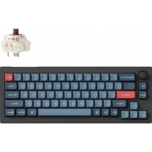 Keychron V2 Max QMK VIA Drahtlose Mechanische Tastatur mit Drehknopf, Maus + Tastatur Zubehör