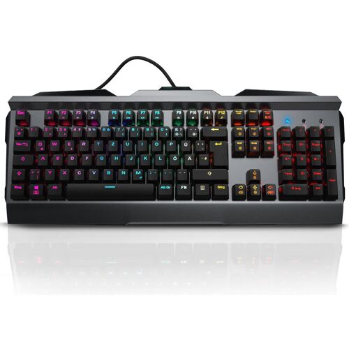 Titanwolf Gaming Tastatur (DE, Kabelgebunden), Tastatur, Grau
