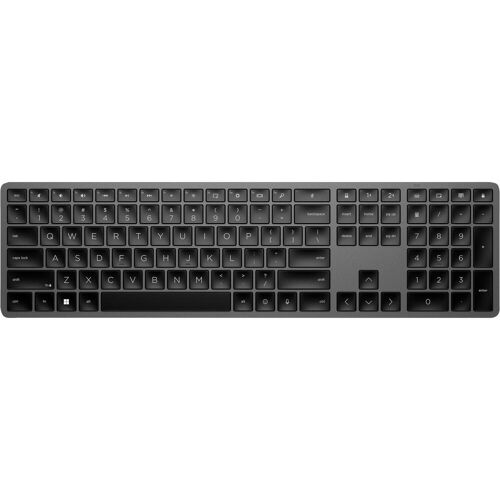 HP 975 UK (Ohne Tastaturlayout, Kabellos), Tastatur, Schwarz