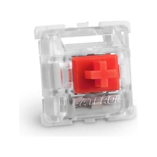 Sharkoon Keycaps Kailh Box für mechanische Tastaturen, Maus + Tastatur Zubehör, Rot, Weiss