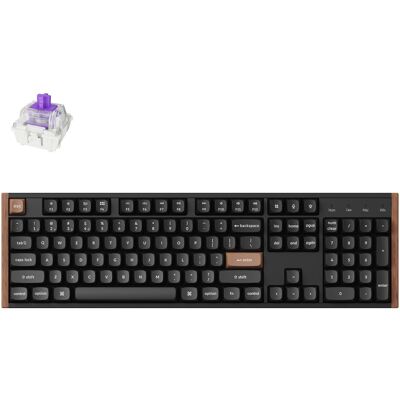 Keychron K10 HE (US, Kabelgebunden, Kabellos), Tastatur, Schwarz Keychron K10 HE (US, Kabelgebunden, Kabellos), Tastatur, Schwarz