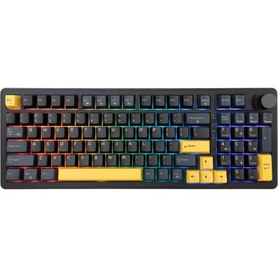 White Shark Computer keyboard GK-007151 Excalibur Black US (US, Kabelgebunden, Kabellos), Tastatur, Schwarz White Shark Computer keyboard GK-007151 Excalibur Black US (US, Kabelgebunden, Kabellos), Tastatur, Schwarz