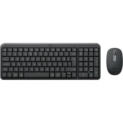 Logitech MK250 Compact (US, Kabellos), Tastatur, Grau Logitech MK250 Compact (US, Kabellos), Tastatur, Grau